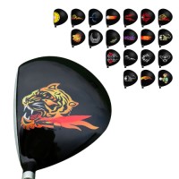 Golf Deco UV DTF Decal Stickers, Peeled Stuck onto Golf Club Driver, Fairway Wood,Crown Head Decal, Fade-resistant