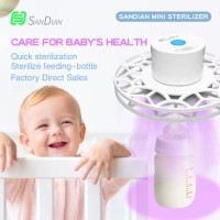 Sandian Mini Sterilizer Cup Sterilizer for Baby Bottle Cup Cleaner UV LED Handheld Sterilization Cover