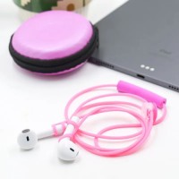 Three power plant affordable earphones anti-lost protection earphones cycling jumping earphones with